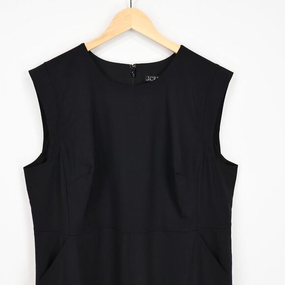 J.Crew Resume Dress Italian Wool Blend Black Size 18 NWT - Picture 3 of 9